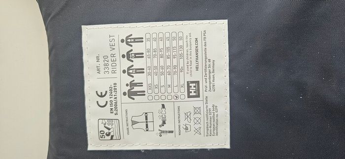 Helly Handson life jacket