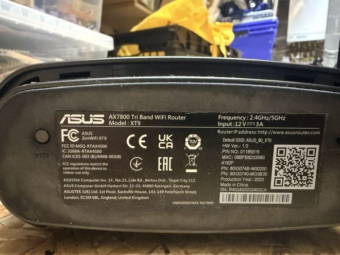 Asus Zenwifi Xt9 Ax7800 Tri-band Mesh Wi-fi 6