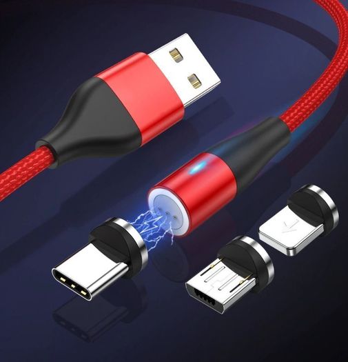 New 2m Magnetic Micro USB Fast Charge 3.0 5A Cable Data Transfer Charger #937