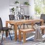 Solid wood dining bench 120CM Image 4