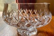 Waterford Crystal Lismore 7" Footed Bowl, 1970s.
