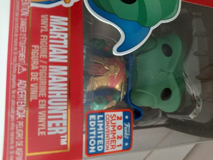 Brand New Funk Pop Dc Comics Martian Manhunter
