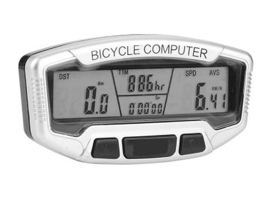 New Digital Speedometer Odometer LCD Waterproof Bike Functional Computer #1454