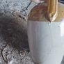 Antique R. Left Ferns Stoneware Wine & Spirit Merchant Flagon Image 4