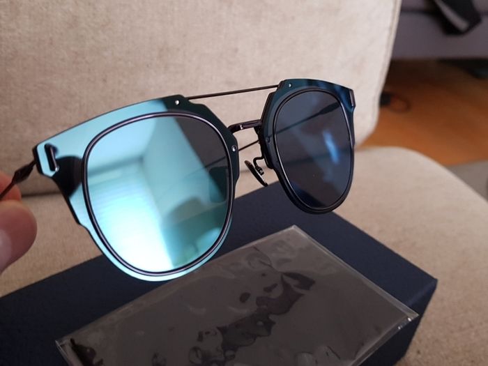 Genuine Christian Dior Aviator Sunglasses Diorcomposit 1.0 A2j/2a 62, Blue