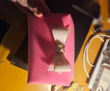 Pink Ted Baker Vintage glossy Makeup wash Pouch