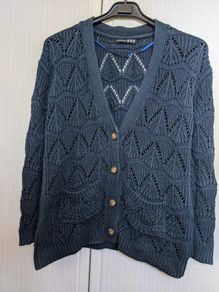 Navy cardigan