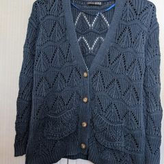 Navy cardigan