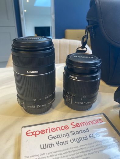 Canon 600D with 2 lens
