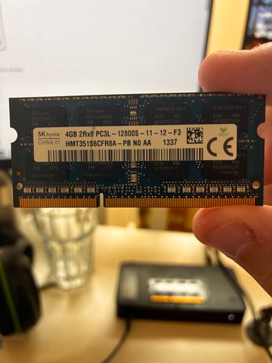 4gb SKHynix DDR3L Laptop Ram (PC3L-12800s, 1600MHz)