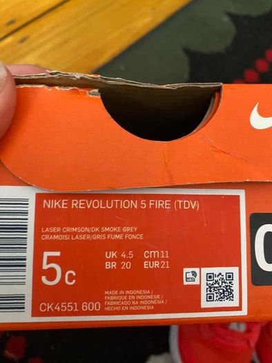 Nike Infant Runners Size 4.5