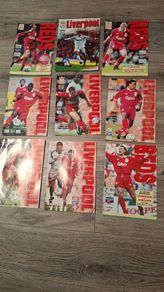 Vintage Liverpool FC Match Programmes 1990's x9