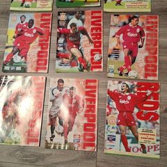 Vintage Liverpool FC Match Programmes 1990's x9