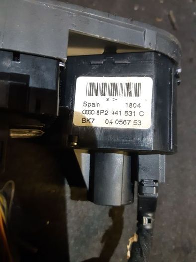8P2941531C Audi A3 Headlight Switch