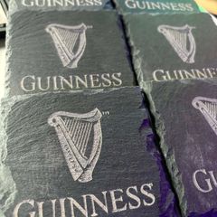 guinness slate coasters