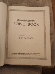 News And Chronicle Song Book. Compiled And Edited By T.p. Ratcliff. First Edition 1932 Large Volume Hardback In Good Condition. See Photos For Same.