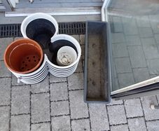 Plastic planters