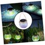 2pcs Glass Jar Hanging Lights Decorative Lanterns Mosaic Solar Lantern Solar Lights Image 8