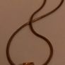 Gold Tone Cross Necklace Image 4