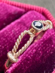 Vintage Black diamond ring