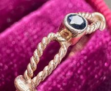 Vintage Black diamond ring