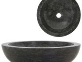 Sink 40x12 cm Marble Black