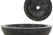 Sink 40x12 cm Marble Black