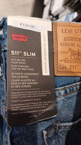 Levis jeans 511 w34 L32 Brand New slim fit