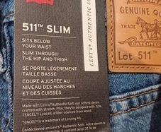 Levis jeans 511 w34 L32 Brand New slim fit