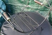 Black Wrought Iron Log Holder
