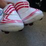 Football Boots Adidas F50.9 White/Red (2008) Size 8.5UK ALL Image 8