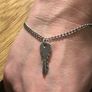 Vintage Sterling Silver Bracelet with Silver Key Image 4