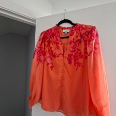 Love & Roses Blouse, size 14, excellent condition