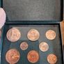 Ireland 1964 Coin Set Half Crown to Farthing Superb Condition Coins in Original Holder Image 4