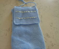 Crochet Lined Bag for Sale