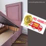 bed frame and headboard,free delivery Image 2