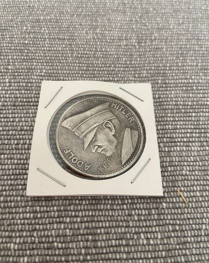 Ww2 Mark German Coin  Hitler Luftwaffe Swastika Nazi Warplane  Reichsmark