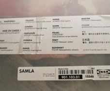ikea samla storage box with lid