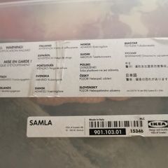ikea samla storage box with lid