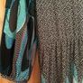 JASMINE LONDON Retro Print Dress   Teal Empire Style Top Image 5
