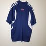 Vintage adidas schwans cup football polo shirt 2003 size large ptp 20" navy in excellent condition Image 2