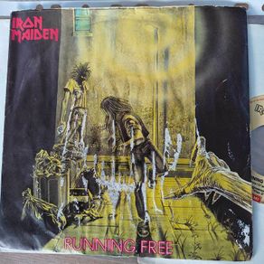 Iron Maiden, Running Free 7", 1980 UK paper sleeve