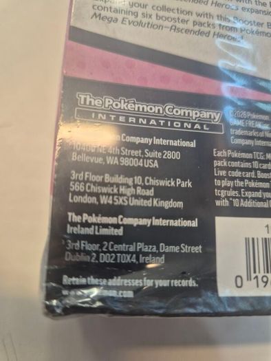 Pokemon Ascended heroes booster bundle
