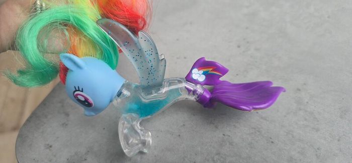 RAINBOW DASH The Movie Flip & Flow Seapony Hasbro MLP G4 2017
