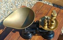 kitchen weighing scales cast iron