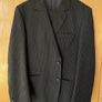 Mens Charcoal Grey Pinstripe Suit Image 4