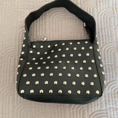 Shein - Black Studded Bag