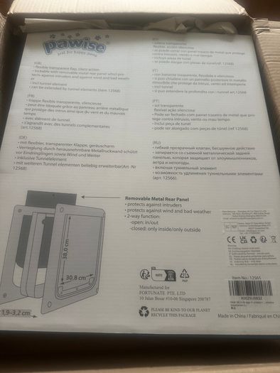 Pawise 2 Way Dog Flap Medium (M) Brand New