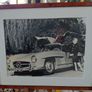 Zsa Zsa Gabor vintage framed original photo 53cm x 43cm Image 4