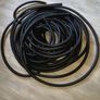 Black corrugated closed conduit. Image 2
